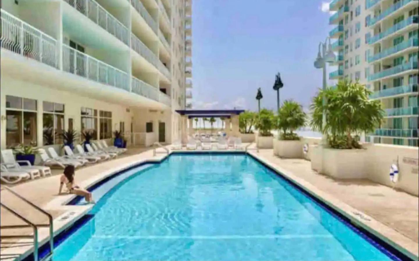 *Luxurious Highrise 2Brcondo Brickell- Waterviews* 마이애미 외부 사진